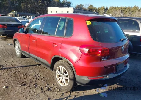 2012 Volkswagen Tiguan S из США, поврежденный, VIN WVGBV7AX2CW005308